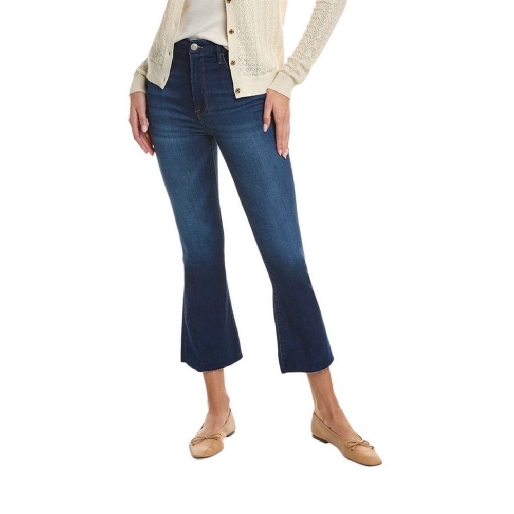 FRAME Le Super High Crop Mini Boot Cut Jeans